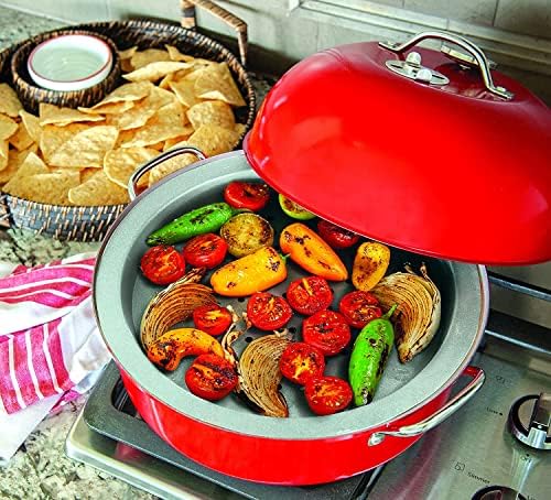 Nordic Ware Stovetop Kettle Smoker, Full Size, Red - Image 5