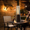 Tangkula 34" Pyramid Tabetop Propane Patio Heater, Bronze by TANGKULA