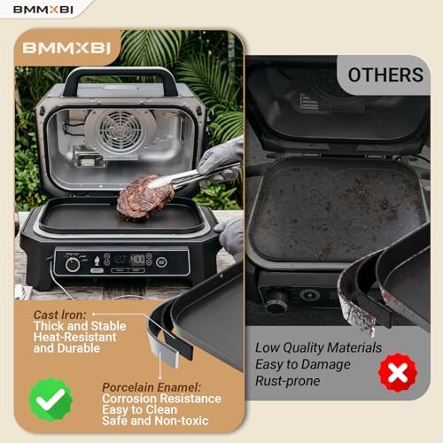 Grill Griddle Plate for Ninja Woodfire Pro XL OG800 OG900 Series - Image 6