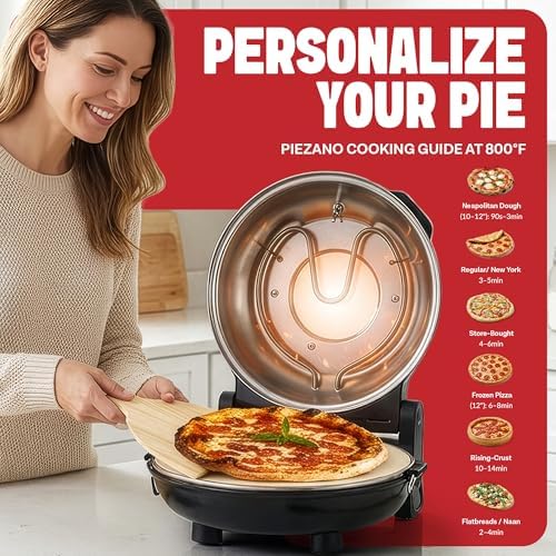PIEZANO XL 14" Electric Pizza Oven Indoor Countertop Pizza Maker - Image 2