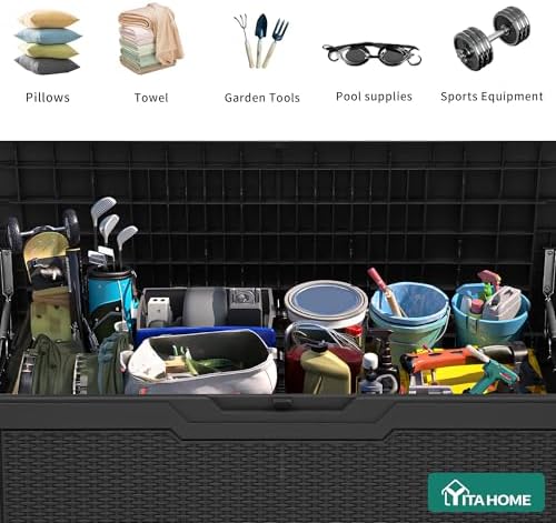 YITAHOME 80 Gallon Resin Deck Box - Image 2