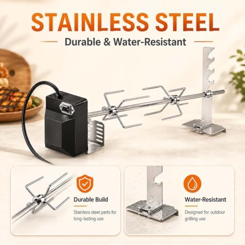 Rotisserie Grill Kit for Weber Spirit E-210 - Image 2