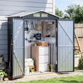 5 x 3 FT Storage Shed with Floor Frame for Backyard,Nightblue by Unknown
