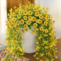 ZFProcess Artificial Fall Mums Fake Flowers Plants for Outdoor Home Decor by ZFProcessArtificialFlowers