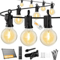 Brightown 208FT 102LED Solar String Lights Outdoor with Remote & USB Port by Brightown