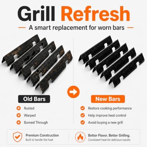 Spirit E310 Flavorizer Bars for Weber Spirit 2 Grill Parts, 15.3 inch - Image 6