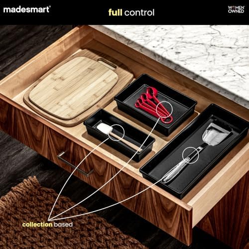 madesmart Classic 9 x 6 Storage Bin, Carbon - Image 3