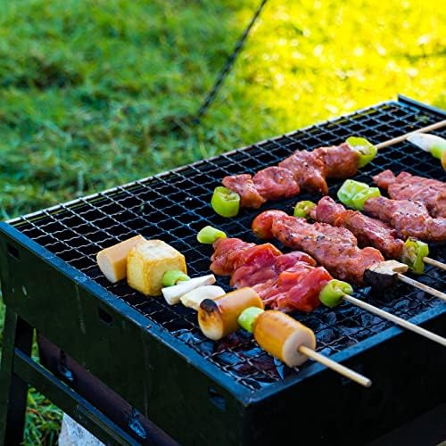 HARFINGTON Square BBQ Grill Net 29.5x60cm Stainless Steel Cross Wire Barbecue Mesh Mat for Baking Smoking Charcoal Grilling Roasting - Image 5