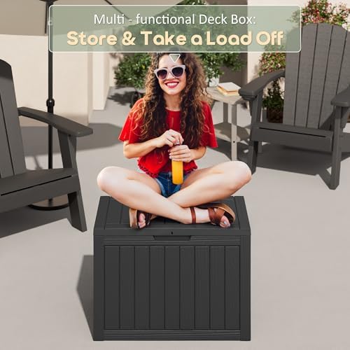KAMABOKO Outdoor Storage Box, 50 Gallon Deck Box Outdoor Waterproof Patio - Image 5