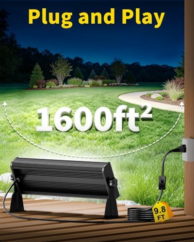 150W 18000LM Shop Light Bay Lighting, IP66 for Garage Workshop, 4 Pack - Image 6