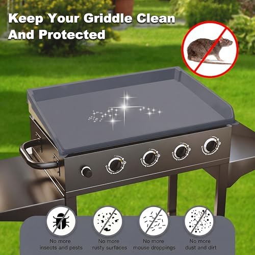 NancyL 36 Inch Silicone Griddle Cover for Blackstone (Gray) - Image 4