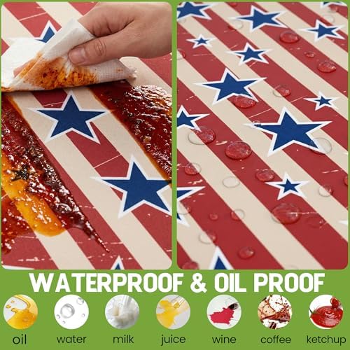 Picnic Table Cover with Bench Covers Waterproof Vinyl Elastic Rectangle Fitted Table Cloth Camping Lovers Essentials Rv Car Travel Overlanding Outdoor Roadtrip Road Trip Women Men Camper Gifts 6 Foot - Image 4