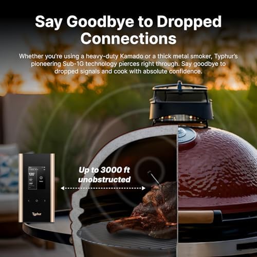 Typhur Sync Gold Wireless WiFi Meat Thermometer, 2 Slim Probes, Smart Base - Image 5