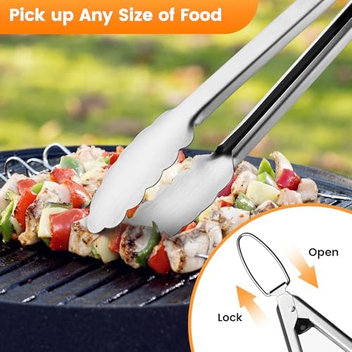 BBQ Accessories Grill Tools Set,Stainless Steel Barbecue Grill Accessories - Image 6