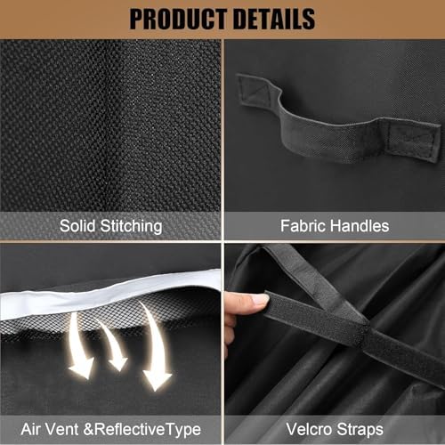 7113 Grill Cover for Weber Q100/Q1000/Q200/Q2000 Series Gas Grills - Image 4
