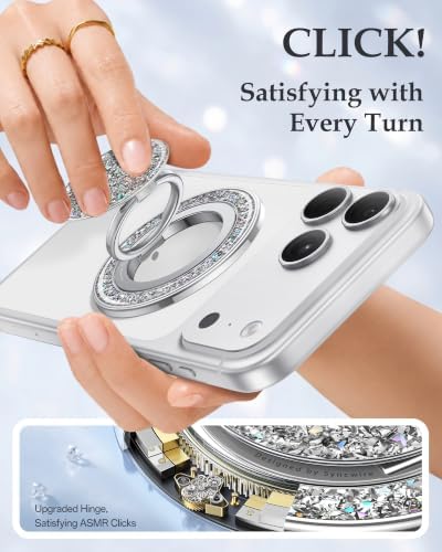SYNCWIRE Magnetic Phone Ring Holder, for MagSafe Phone Grip Stand Kickstand - Image 4