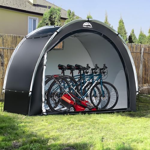 Happy Travel Outdoor Waterproof Bike Storage Tent Shed for 2/3/4/6/8 Bikes - Image 6