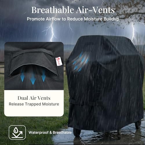 iBirdie Outdoor Grills Cover 48 x 24 x 46 inch, Waterproof, 600D Heavy Duty - Image 4