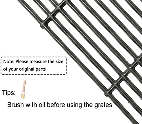 C6505A(3-Pack) 19 3/4" Cast Iron Cooking Grid Grates Replacement for Chargriller 2121, 2123, 2222, 2828, 3001, 3008, 3030, 3725, 4000, 4208, 5050, 5072, 5252, 9020 - Image 4
