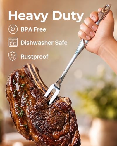 Zulay Kitchen Stainless Steel 5 Piece Cooking Utensil Set - Image 4