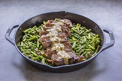 Lodge Pre-Seasoned Cast Iron Dual Handle Pan, PFAS-Free, 12 Inches - Image 2