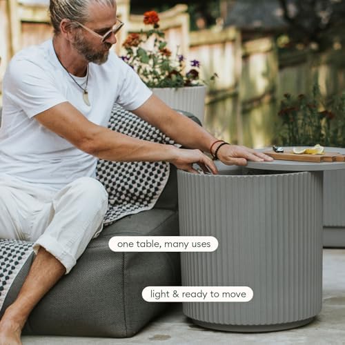 Veradek Cooler Side Table - Outdoor Cooler Table and Ice Chest - Image 5