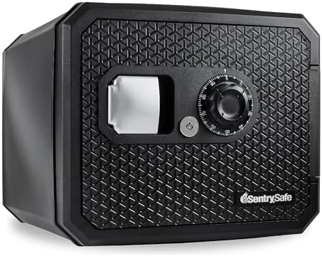 SentrySafe Large 0.81 Cubic Feet Fireproof Safe with Dial Combination Lock for Home or Office Protects Money, Documents, or Other Valuables, FPW082K by SentrySafe