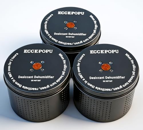 Gun Safe Dehumidifier, Silica Gel Desiccant Canister(3 Units) - Image 2