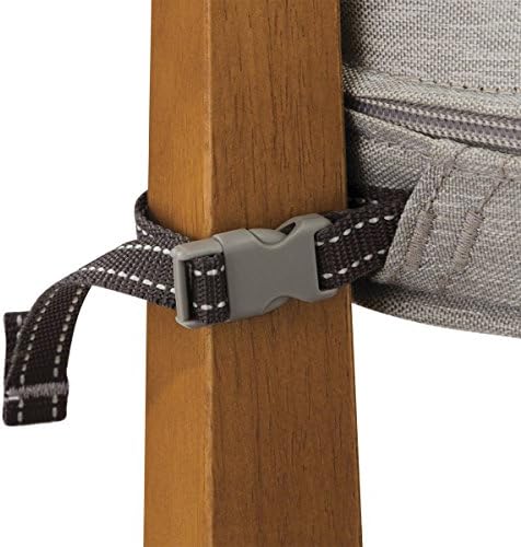 Classic Accessories Montlake Water-Resistant 21 x 21 x 3 Inch Square Outdoor Seat Cushion, Patio Furniture Chair Cushion, Heather Grey, Outdoor Cushion Cover - Image 6