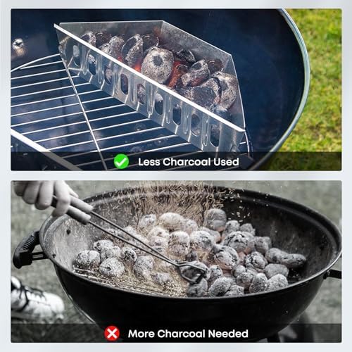 Stanbroil Charcoal Grill Basket Barbecue Grilling Charcoal Holder - Image 4