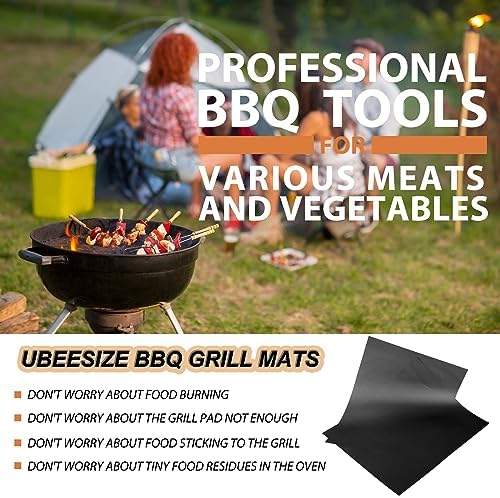 UBeesize Grill Mats for Outdoor Grill Set of 6 - Image 3