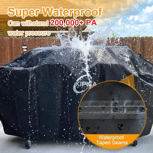 Kipiea Grill Cover for Pit Boss Memphis, 600D Waterproof Smoker Cover - Image 5