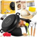 Pre-Seasoned Cast Iron Dutch Oven Pot with Skillet Lid, 5 Qt by Unknown