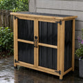 Gowoodhut Outdoor Storage Cabinet Garden Shed Box for Tools Pool Accessorie by Gowoodhut
