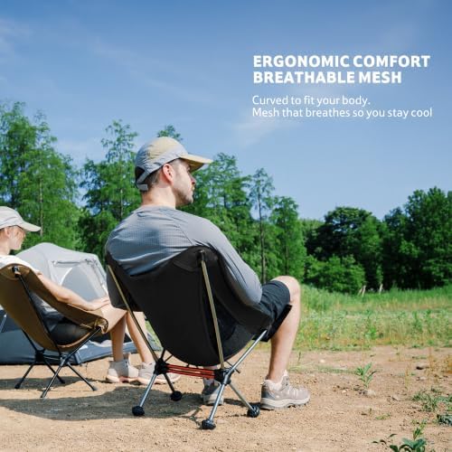 Naturehike YL08 Ultralight Camping Chair — Only 2.12 LBS, Anti-Sinking Feet - Image 6