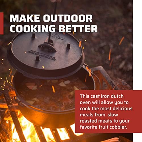 Camp Chef 14 in. Cast Iron Dutch Oven with Lid Lifter - Image 2