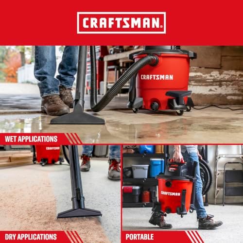 CRAFTSMAN CMXEVBE17590 9 Gallon 4.25 Peak HP Wet Dry Shop Vacuum - Image 4
