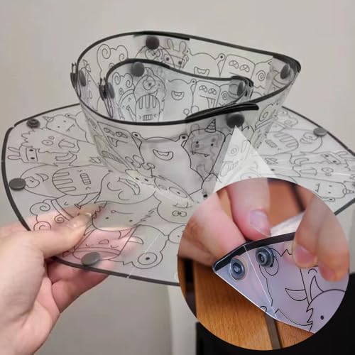 MIUPOO Collapsible Bowl Plate Cup Set,Portable Mess Kit,Food Grade Material Free Folding Plate for Lunch Family Picnic,Collapsible Set of 6, 3 Sizes - Image 4