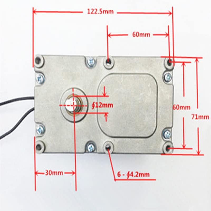 CHANCS AC 110V Rotisserie Shaded-Pole Gear Motor 3.2RPM Max Torque 200KG Low Noise for BBQ Oven Default Rotation CW - Image 3