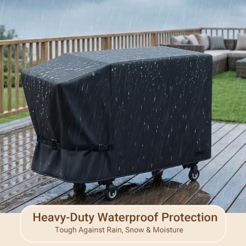 NettyPro Griddle Cover for Blackstone 28" Griddle with Single Shelf, Black - Image 4