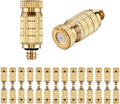 30Packs Brass Misting Nozzles for Outdoor Cooling System by Mornajina