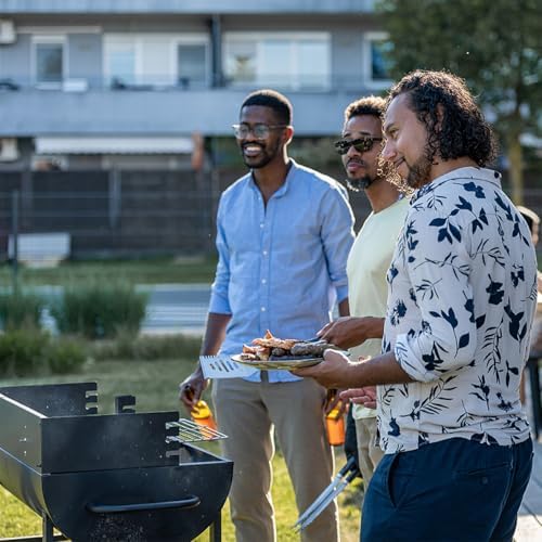 Charcoal Barrel Grill, Large Stainless Steel Grill For Backyard Camping Picnic and Party - Image 5