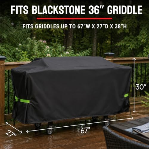 Gas Grill Cover for Blackstone 36 inch Griddle, Waterproof, Fade Resistant - Image 3