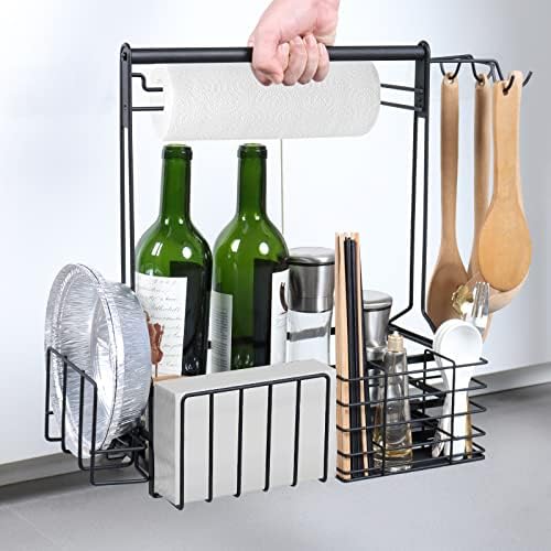 BBQ Caddy,Grill Caddy for Outdoor Grilling with Paper Towel Holder - Image 4