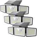 daphino 2500LM Solar Lights, Motion Sensor Outdoor Lights, 3-Head, 3 Pack by ChargebySunLightUpHome
