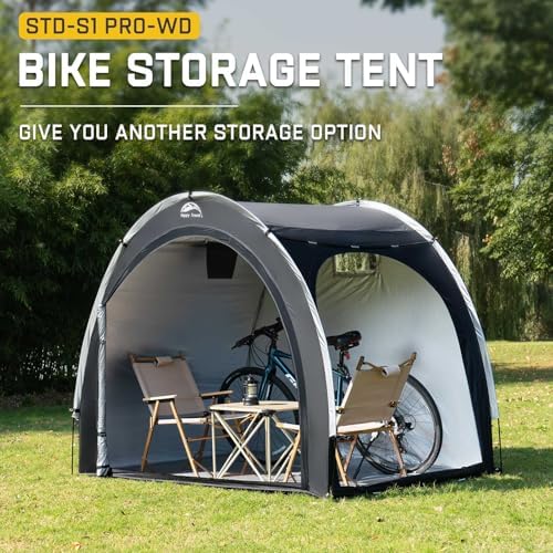 Happy Travel Bike Storage Shed Tent, Outdoor Portable Bicycle Storage Sheds - Image 5