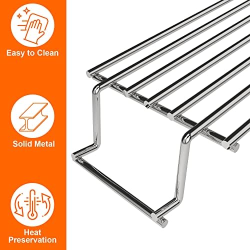 DELSbbq 7641 Stainless Grill Warming Rack for Weber Spirit II/I 300 Series - Image 3