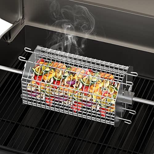 onlyfire Universal Octagonal Tumble Rotisserie Basket Flat Grill Basket - Image 6