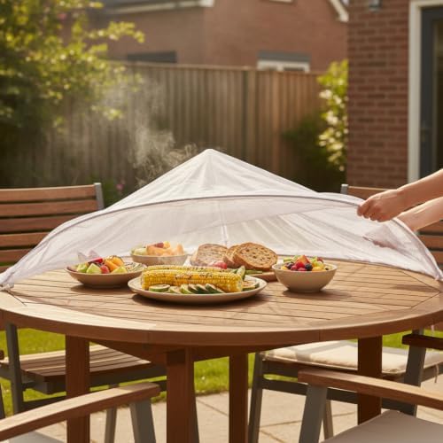 Foldable Mesh Round Table - Image 2