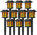 GIGALUMI Solar Lights Outdoor Waterproof 10 Pack, LED Garden Decor by GIGALUMI